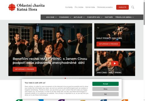 Zobrazit webové stránky Oblastní charita Kutná Hora