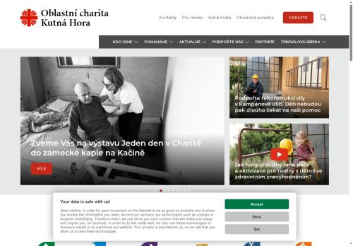 Zobrazit webové stránky Oblastní charita Kutná Hora