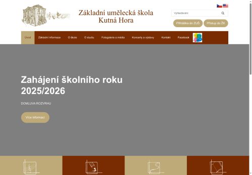 Zobrazit webové stránky Základní umělecká škola Kutná Hora