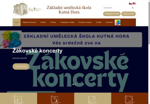 Zobrazit webové stránky Základní umělecká škola Kutná Hora