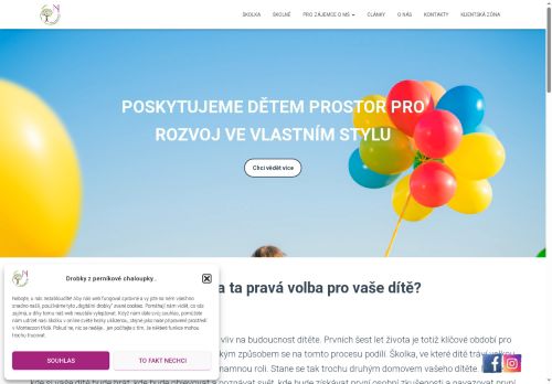 Webové stránky Mateřská škola MANNAZ s.r.o., Kralupy nad Vltavou