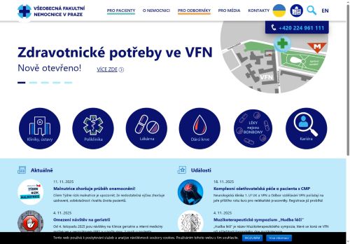 Všeobecná fakultní nemocnice v Praze nabízí práci na pozici Adiktologové v obci Praha