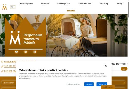 Zobrazit webové stránky Regionální muzeum Mělník