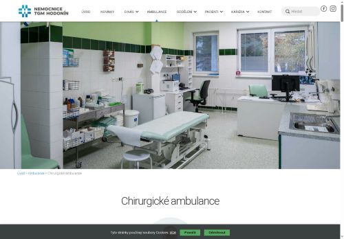 Zobrazit webové stránky Traumatologicko-ortopedická poradna - Nemocnice TGM Hodonín