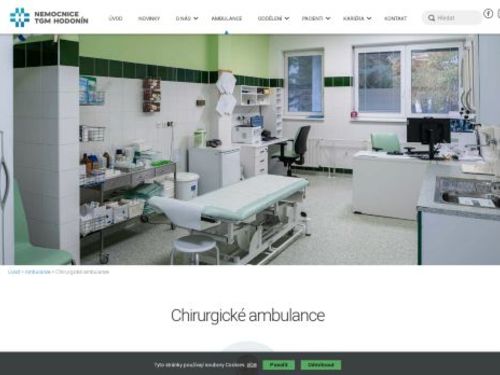 Ambulance plastické chirurgie - Nemocnice TGM Hodonín