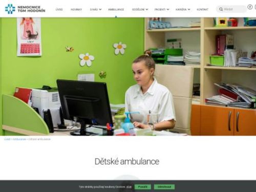 Dětské ambulance - Nemocnice TGM Hodonín