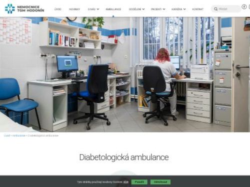 Diabetologická ambulance Nemocnice TGM Hodonín - MUDr. Lucie Nekvapilová