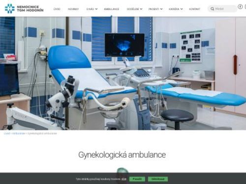 Gynekologická ambulance - Nemocnice TGM Hodonín