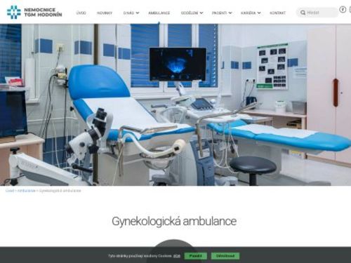 Gynekologická ambulance - Nemocnice TGM Hodonín