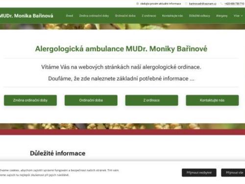 Alergologická ambulance - MUDr. Monika Bařinová