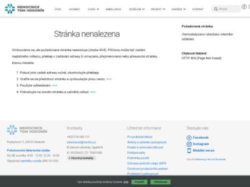 Hemodialyzační středisko Nemocnice TGM Hodonín