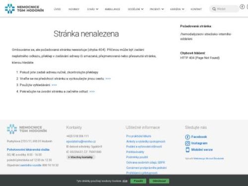 Hemodialyzační středisko Nemocnice TGM Hodonín