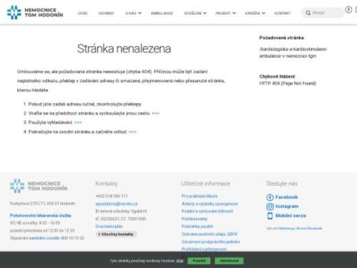 Kardiologická ambulance Nemocnice TGM Hodonín