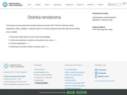 Kardiologická ambulance Nemocnice TGM Hodonín