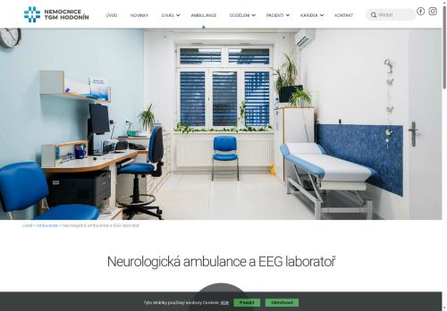 Zobrazit webové stránky Neurologická ambulance Nemocnice TGM Hodonín - MUDr. Kateřina Popelková