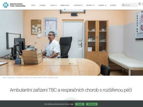 Plicní ambulance Nemocnice TGM Hodonín