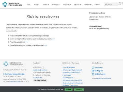 Poradna pro poruchy tukového metabolismu Nemocnice TGM Hodonín