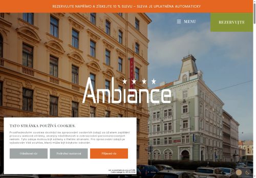 Webové stránky Hotel Property Management s.r.o., Praha