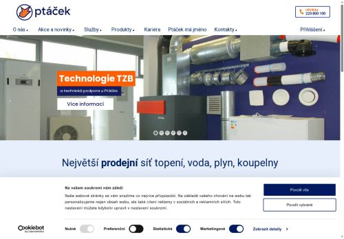 Ptáček - velkoobchod, a.s. nabízí práci na pozici Odborní prodejci instalatérského centra v obci Praha