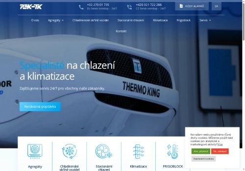PEK - TK s.r.o. nabízí práci na pozici Chladař, automechanik, elektrikář (m/ž) v obci Kolín