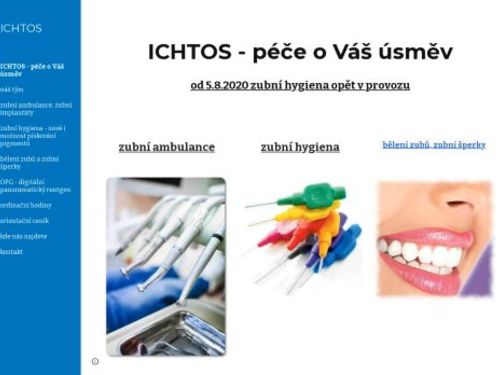 Stomatologie ICHTOS - MUDr. Monika Bílková