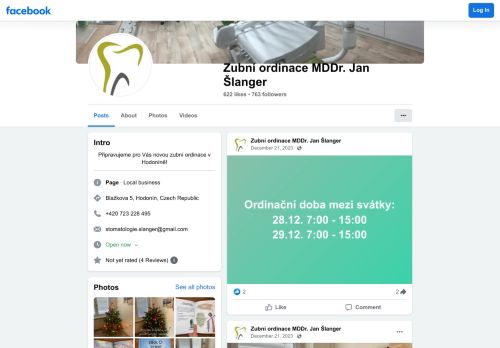 Zobrazit webové stránky Zubní ordinace - MDDr. Jan Šlanger