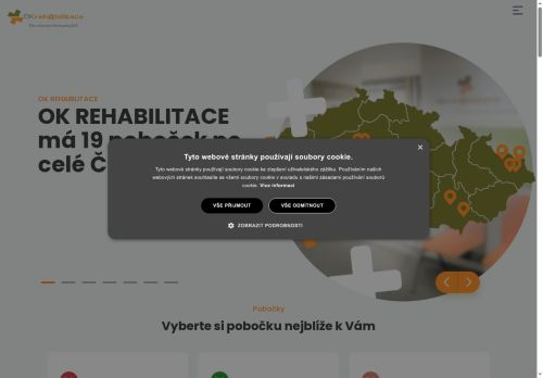 Zobrazit webové stránky OK rehabilitace Hodonín - MUDr. Otto Vlach, MUDr. Josef Bouček