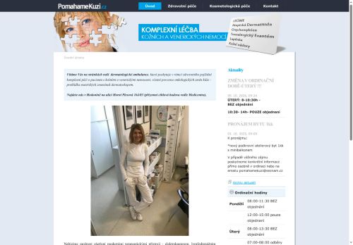 Zobrazit webové stránky Kožní ambulance - MUDr. Lenka Kráľovičová
