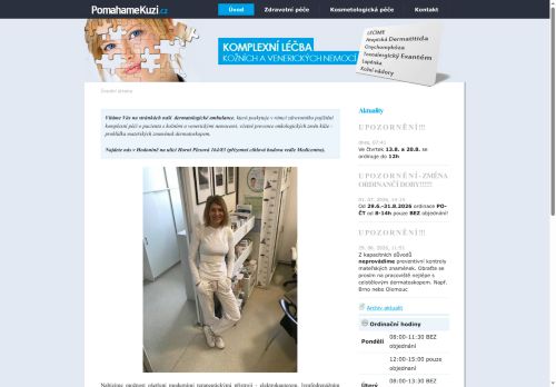 Zobrazit webové stránky Kožní ambulance - MUDr. Lenka Kráľovičová
