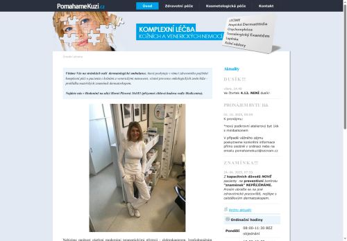 Zobrazit webové stránky Kožní ambulance - MUDr. Lenka Kráľovičová