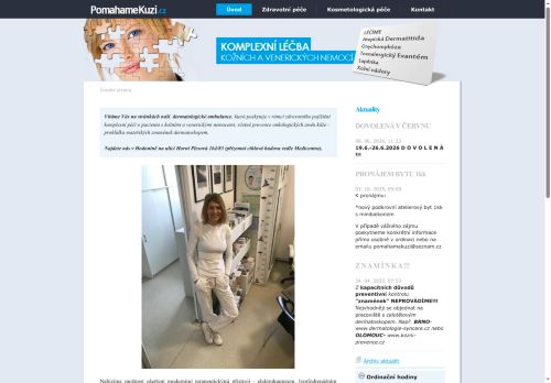 Zobrazit webové stránky Kožní ambulance - MUDr. Lenka Kráľovičová