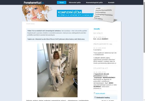 Zobrazit webové stránky Kožní ambulance - MUDr. Lenka Kráľovičová