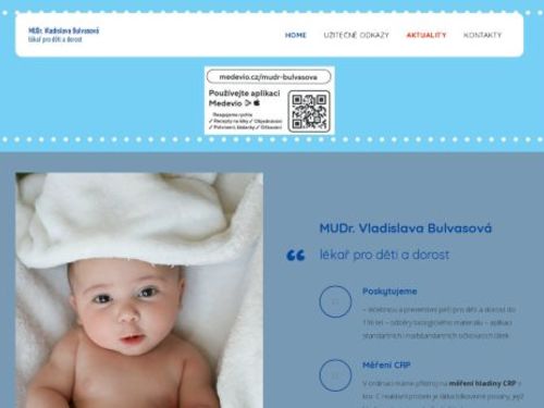 Praktický lékař pro děti a dorost - MUDr. Vladislava Bulvasová