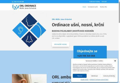Zobrazit webové stránky ORL - MUDr. Jana Ochotná
