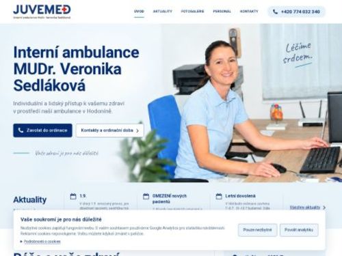 Interní ambulance JUVEMED - MUDr. Veronika Sedláková