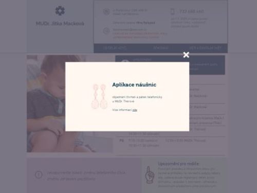 Praktický lékař pro děti a dorost - MUDr. Jitka Macková