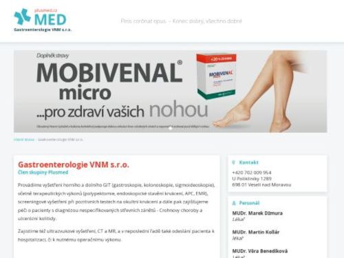 Gastroenterologie VMN s.r.o. - MUDr. Roman Halouzka, MUDr. Marek Džmura