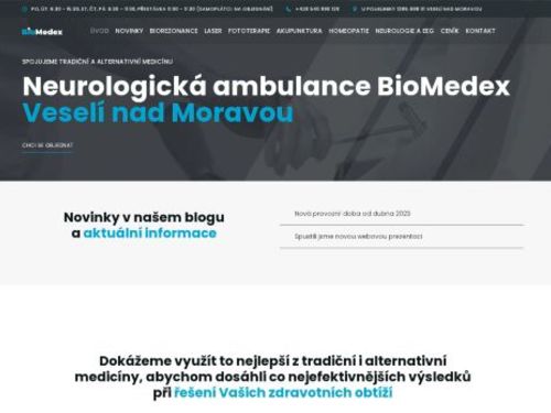 Neurologická ambulance Medex. s.r.o. - MUDr. Jana Čípová