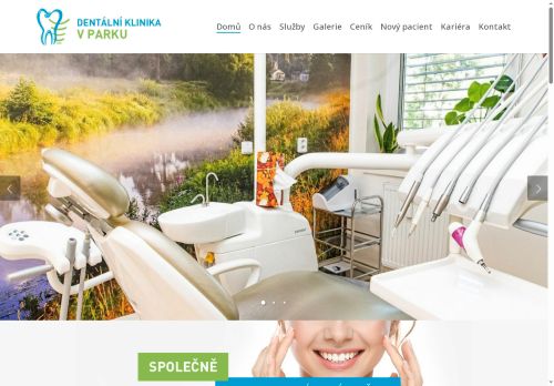 Zobrazit webové stránky Dentální klinika v parku - MUDr. Barbora Dufková, MDDr. Iveta Zelenková