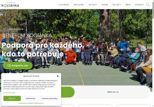 Centrum Kociánka nabízí práci na pozici Pracovník v sociálních službách v denním stacionáři - zástup za dlouhodobou nemoc v obci Brno