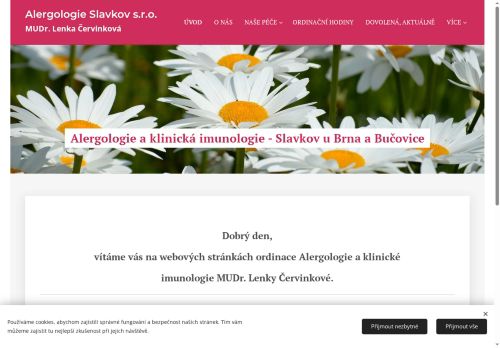 Zobrazit webové stránky Alergologie - MUDr. Lenka Červinková