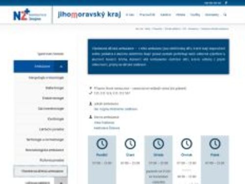 Všeobecná dětská ambulance - Nemocnice Znojmo