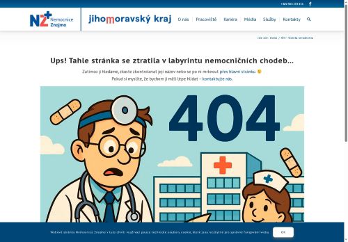 Zobrazit webové stránky Dětská kardiologická ambulance - Nemocnice Znojmo