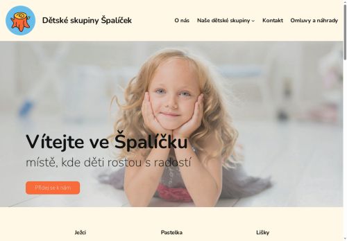Zobrazit webové stránky Dětská skupina Špalíček