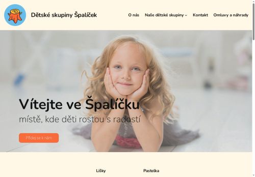 Zobrazit webové stránky Dětská skupina Špalíček