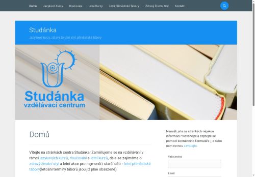 Zobrazit webové stránky Studánka - vzdělávací centrum