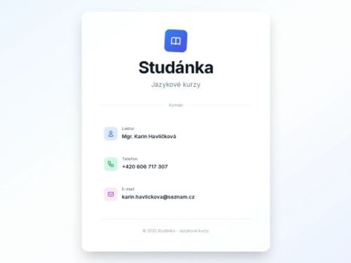 Studánka - vzdělávací centrum