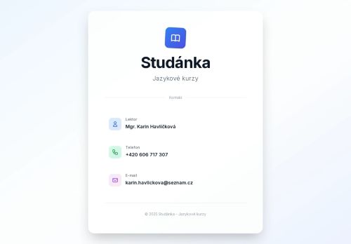 Zobrazit webové stránky Studánka - vzdělávací centrum