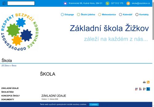Zobrazit webové stránky Základní škola Žižkov