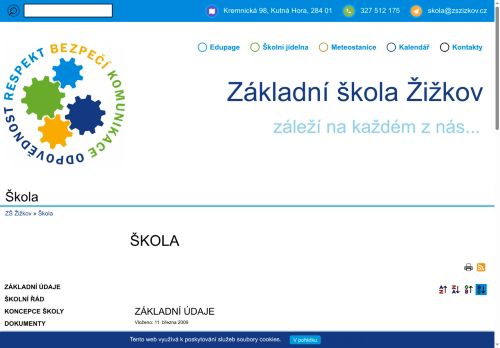 Zobrazit webové stránky Základní škola Žižkov